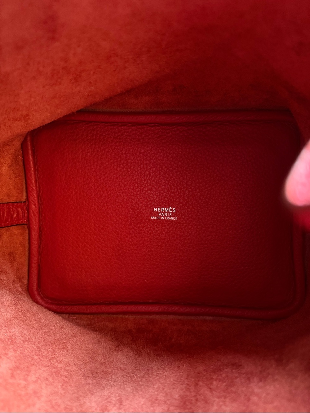 Hermes 2004 Vintage Picotin 18 in Red Togo Leather - Picture 6 of 7
